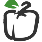 Drawing of a bell pepper